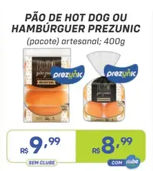 Pão de Hot Dog Prezunic