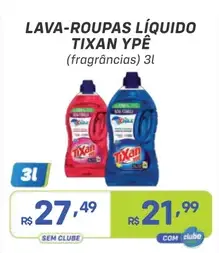 Lava-roupas líquido Tixan Ypê