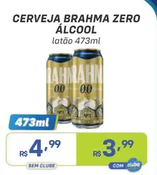 Cerveja Brahma Zero Álcool