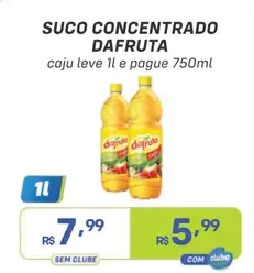 Suco Concentrado Dafruta Caju