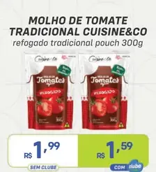 Molho de tomate Cuisine&Co Tradicional