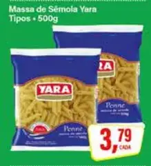 Massa de Sêmola Yara Penne