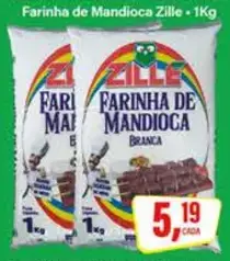 Farinha de mandioca Zille Branca