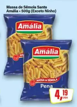 Massa de Sêmola Santa Amália Pena