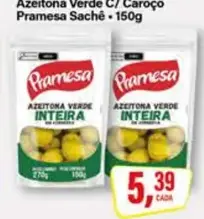 Azeitona Verde Pramesa Com Caroço