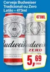 Cerveja Budweiser Zero
