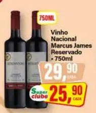 Vinho Marcus James Nacional Reservado