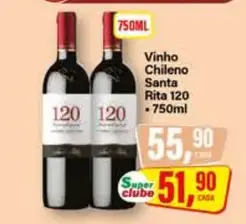 Vinho Santa Rita Chileno 120