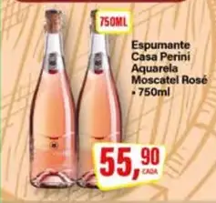 Espumante Casa Perini Aquarela Moscatel Rosé