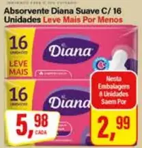 Absorvente Diana Suave