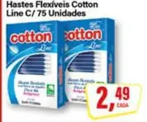 Hastes Flexíveis Cotton Line
