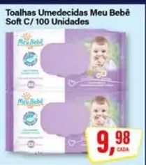 Toalhas Umedecidas Meu Bebê Soft