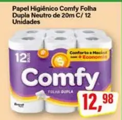 Papel Higiênico Comfy Folha Dupla Neutro