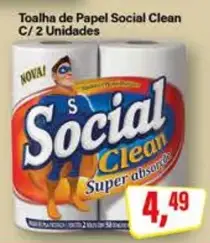 Toalha de Papel Social Clean