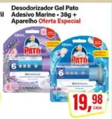 Desodorizador Gel Pato Adesivo Marine