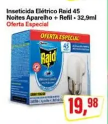 Inseticida Elétrico Raid 45 Noites