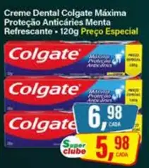 Creme Dental Colgate Máxima Proteção Anticáries Menta Refrescante