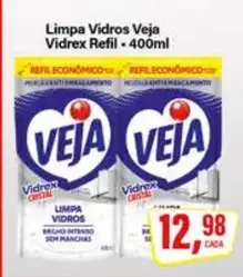 Limpa Vidros Vidrex Veja Refil