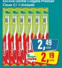 Escova Dental Colgate Premier Clean