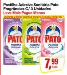 Pastilha Adesiva Sanitária Pato