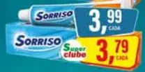 Creme dental Sorriso