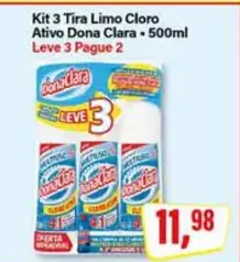Tira Limo Dona Clara Cloro Ativo