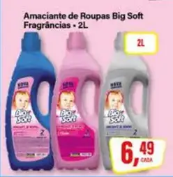 Amaciante de Roupas Big Soft