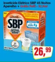 Inseticida Elétrico SBP 45 Noites