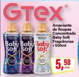 Amaciante de Roupas Baby Soft Concentrado