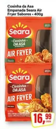 Coxinha da Asa Empanada Seara Air Fryer