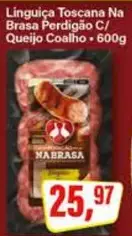 Linguiça Toscana Na Brasa Perdigão Com Queijo Coalho