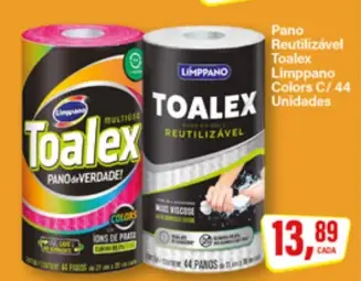Pano Reutilizável Limpanno Colors
