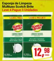 Esponja de Limpeza Multiuso Scotch-Brite
