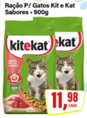 Ração para gatos Kit e Kat