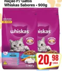 Ração para gatos Whiskas