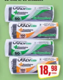 Saco para lixo Utilar Eco