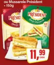 Queijo Fatiado Président Prato