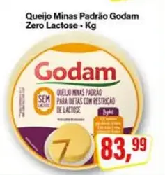 Queijo Minas Padrão Godam Zero Lactose