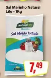 Sal Marinho Natural Life Moído Iodado