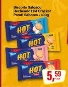 Biscoito Parati Salgado Recheado