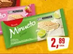 Biscoito Wafer Minueto