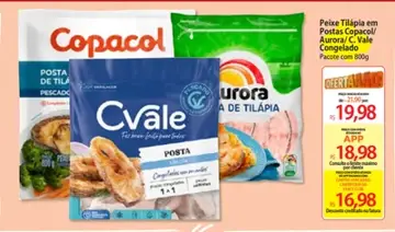 Tilápia em Postas Aurora Congelado