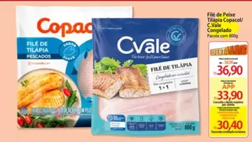 Filé de Peixe Copacol Tilápia Congelada