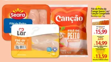 Filé de Peito de Frango Lar Congelado