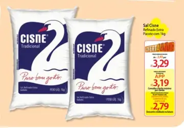 Sal Refinado Extra Cisne Tradicional