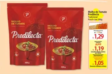 Molho de Tomate Predilecta Tradicional