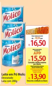 Leite em Pó Molico Desnatado