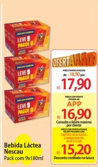 Bebida Láctea Nescau