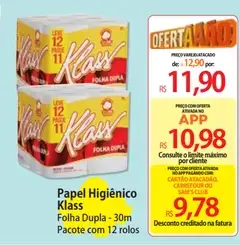 Papel Higiênico Klass Folha Dupla