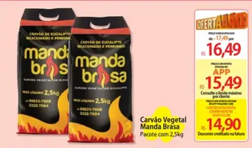 Carvão Vegetal Manda Brasa De Eucalipto